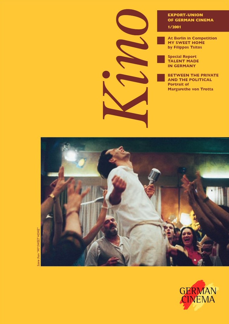 KINO-GERMAN CINEMA magazine side cover Issue 1    2001